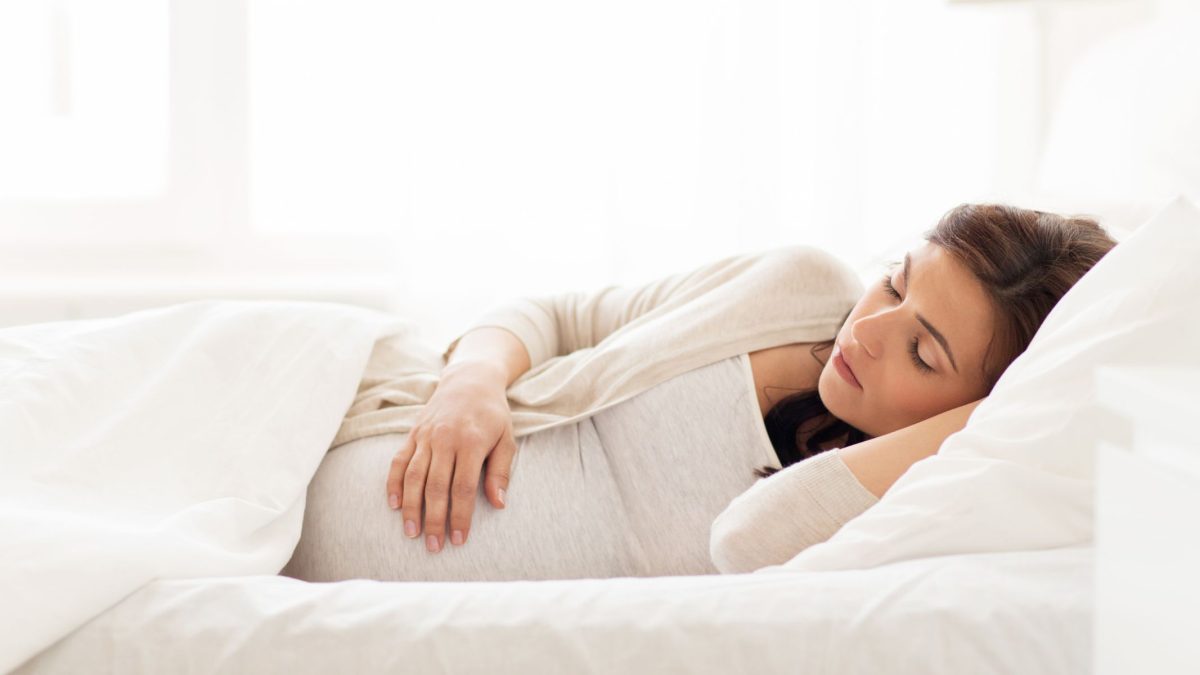 Pregnant woman sleeping | Intus Healthcare